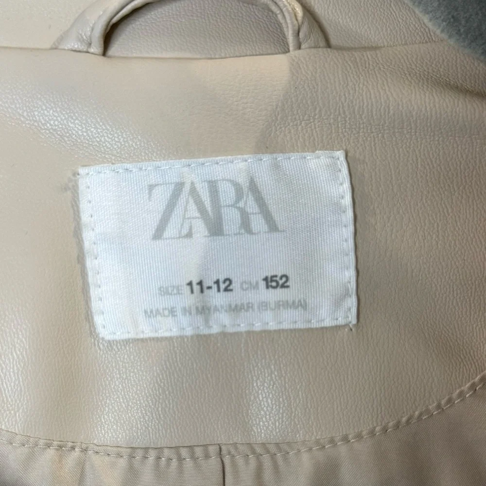Zara | Girls Pleather Jacket Size 11/12